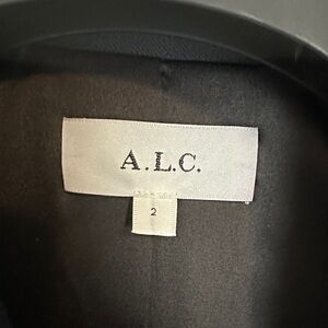 A.L.C. Callen blazer dress 2 pleated skirt black